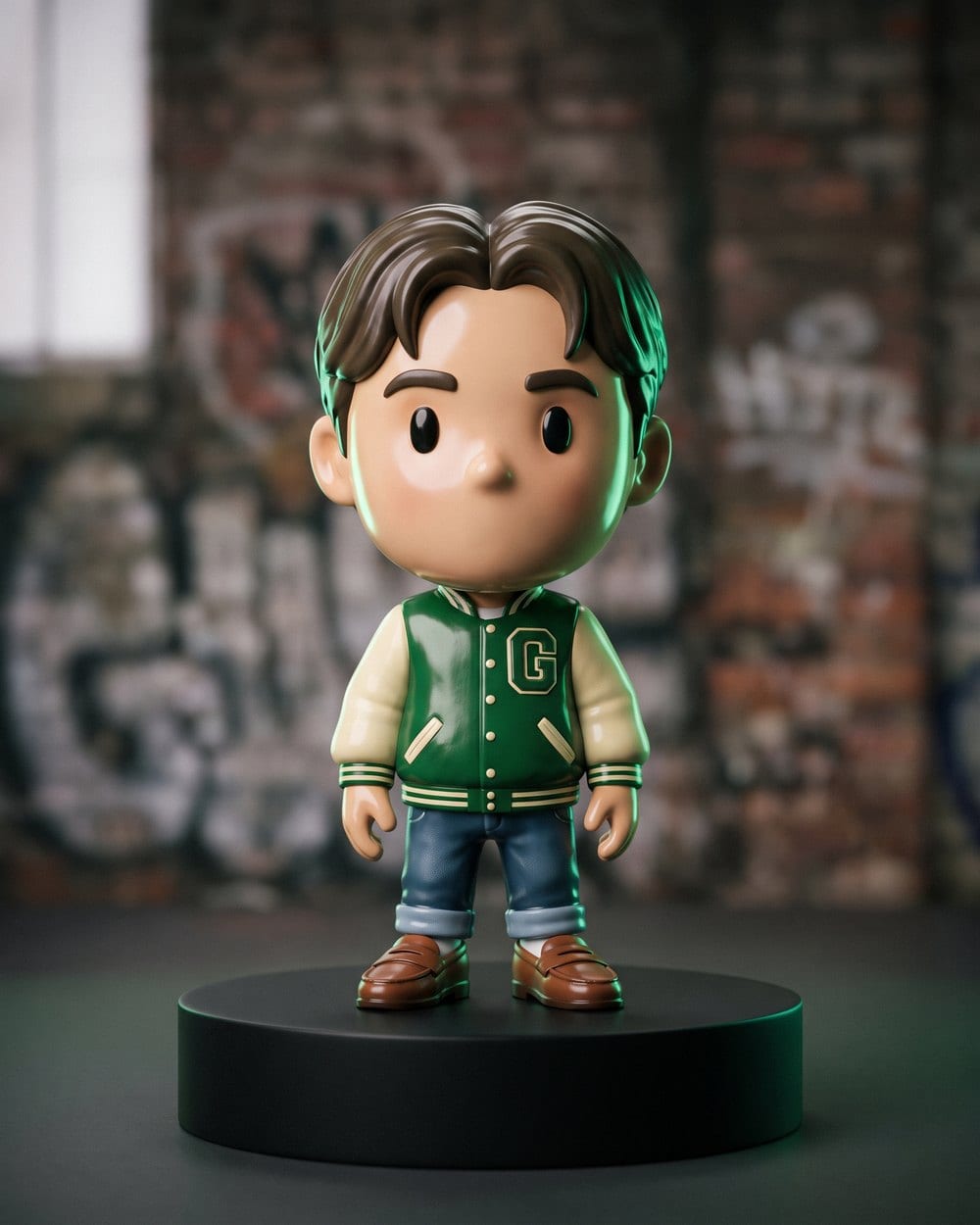 Campus Classic, a custom MEYO vinyl collectible figure in prep style