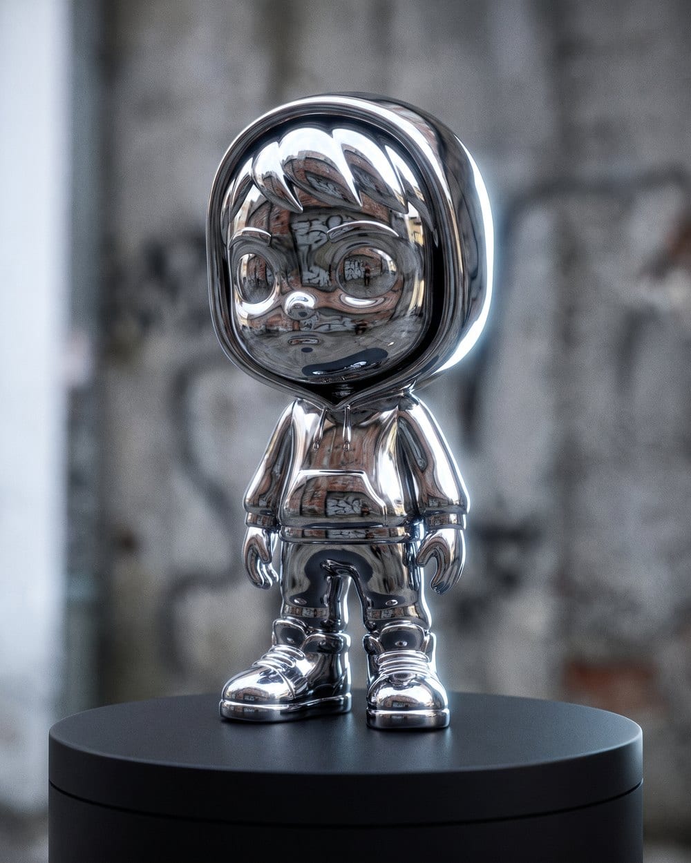 Chrome Heart, a custom limited-edition MEYO vinyl collectible figure