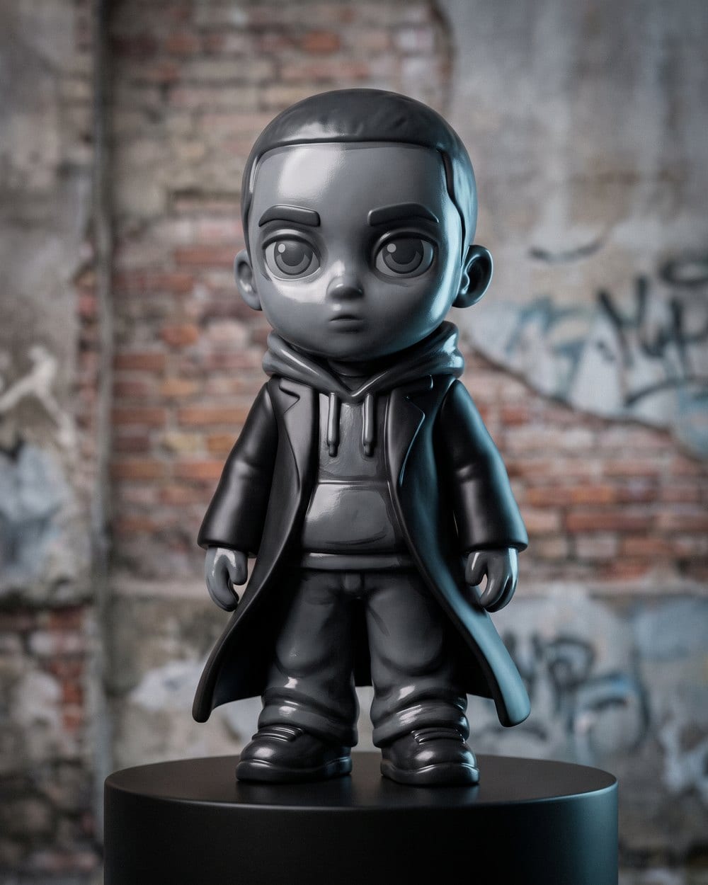 Dark Matter, a custom MEYO vinyl collectible figure in gothic style