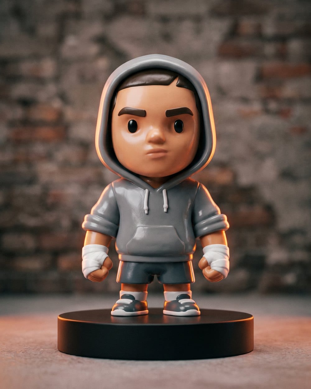 Iron Will, a custom MEYO vinyl collectible figure in sport style
