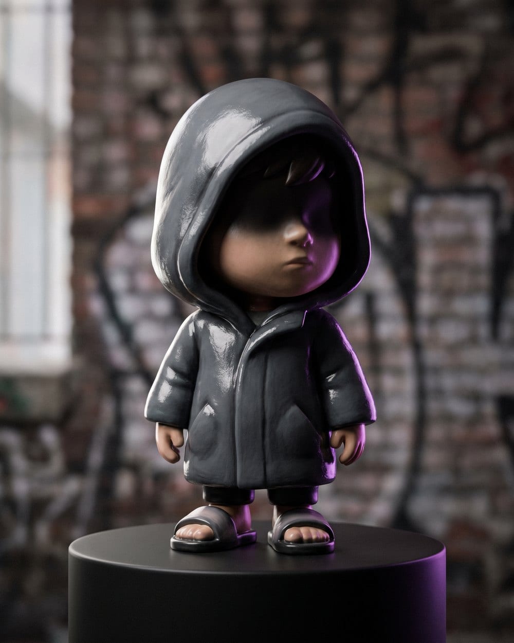 Void Walker, a custom MEYO vinyl collectible figure in gothic style